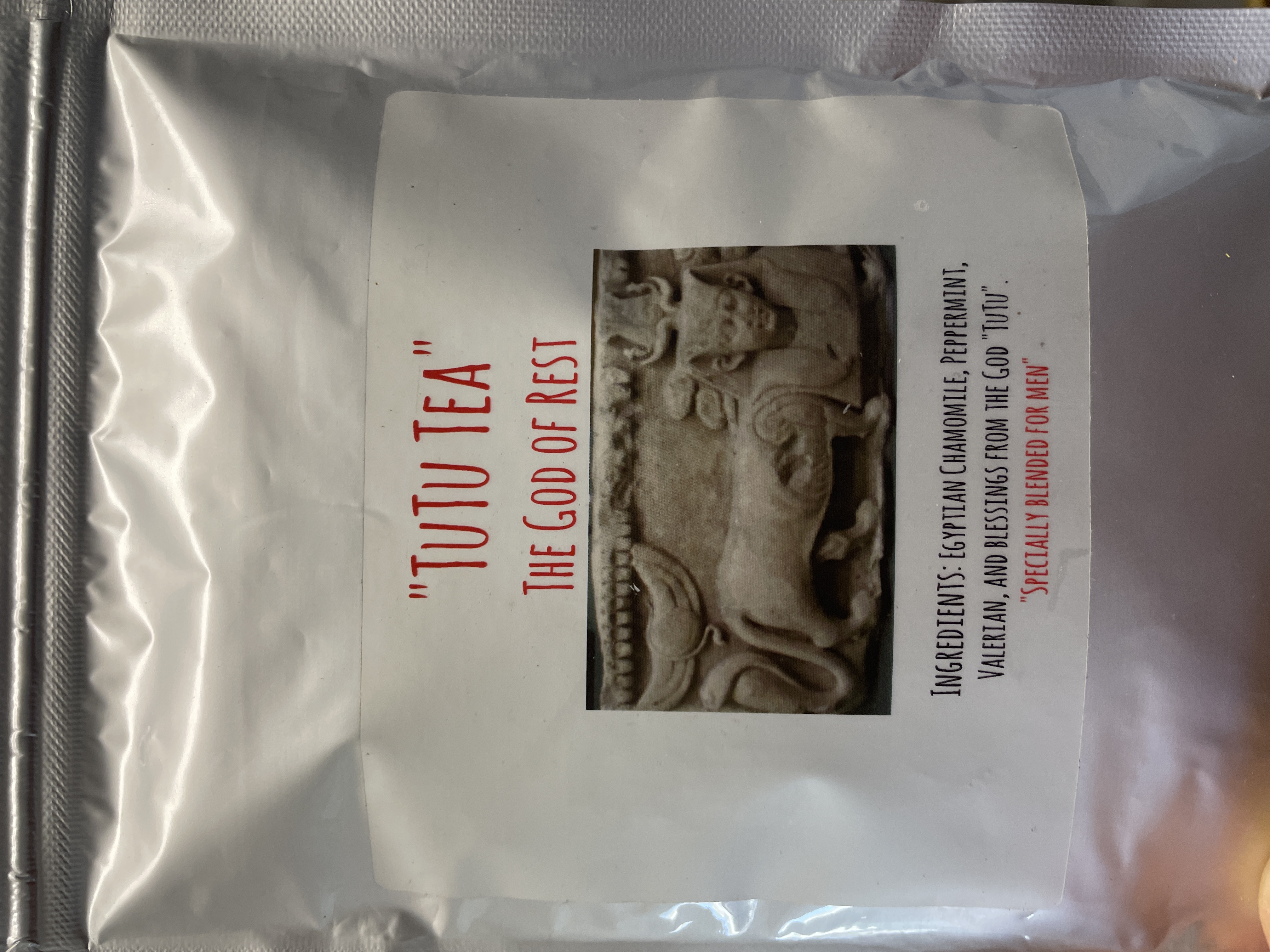 TuTu Tea — The God of Rest herbal blend by Sassy Fae